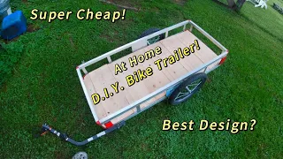 D.I.Y. Cheap Bike Trailer (NO WELDS)