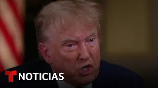 Así Trump respondió a la posibilidad de un autoindulto | Noticias Telemundo