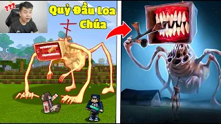 Minecraft, Nhưng bqThanh và Ốc Tìm Ra MEGAHORN CHÚA QUỶ ĐẦU LOA Ăn Thịt Nhiều Siren Head...?