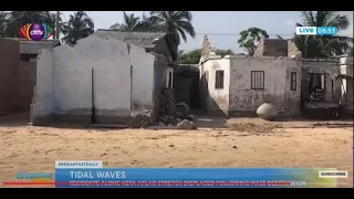 Residents along Keta-Aflao stretch displaced by severe tidal waves | Breakfast Daily