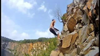 80 ft. TRIPLE BACKFLIP - Cliff Jumping!