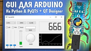 Управляем Arduino с компьютера. Python + PyQt5