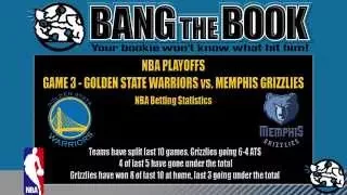 Golden State Warriors vs Memphis Grizzlies NBA Playoffs Game 3 Pick