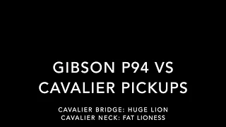 Gibson P94 vs Cavalier (Huge Lion and Fat Lioness)