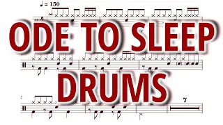 Ode To Sleep - Twenty One Pilots - Drums Sheet Music