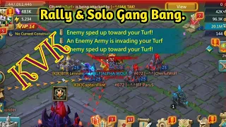 Lords Mobile Rally & Solo Trap| KVK Gang Bang In Lords Mobile Gameplay.