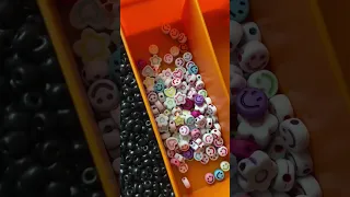 ASMR organizing beads 🙌 #organizing #beads #asmr #asmrsound #refill #bead #beading #restock #fypシ