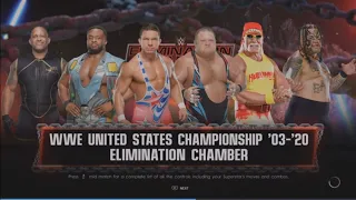 WWE 2K22 Hogan VS Gable,Otis,Umaga,MVP,Big E Elm. Chamber Match WWE US Title '20