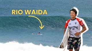 WSL INDONESIAN SURFER RIO WAIDA AT ULUWATU BALI