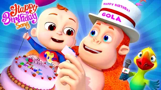 Happy Birthday Song And Many More Rhymes | Demu Gola Nursery Rhymes & Kids Songs | Cartoon Animation