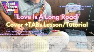 GTA 6 trailer (Grand Theft Auto VI) "Love Is A Long Road" - guitar cover +TABs Lesson/Tutorial