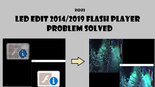 Pixel led edit 2014 / 2019 flash player problem in 2021 solved l Flash player error fixed