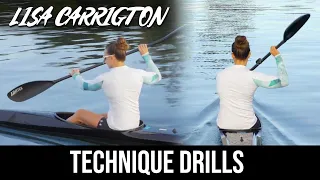 Technique Drills 3 Strokes, Pause! 🔥 By LISA CARRIGTON Olympic Champion | WAYKVlogs 🤠