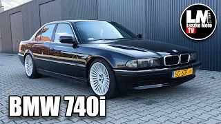 BMW 740i E38 na żółtych tablicach to już zabytek