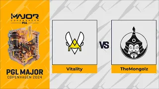 Vitality проти TheMongolz | Мапа 1 Nuke | PGL CS2 MAJOR COPENHAGEN 2024 - Elimination Stage