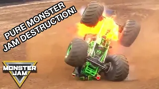 8 Minutes of Monster Jam Wipeouts! | Monster Jam