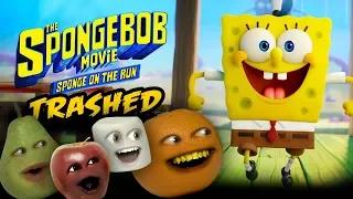 Annoying Orange - The SpongeBob Movie: SPONGE ON THE RUN TRAILER Trashed!!