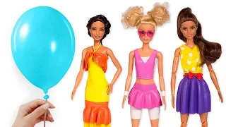 Proste przeróbki dla Barbie | Wystarczą tylko balony👗🎈