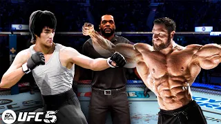 UFC 5 | Bruce Lee vs. Huge Powerlifter Fighter (EA Sports UFC 5)