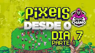 COMENZANDO EN PIXELS DIA 7 CON EL CHAMO