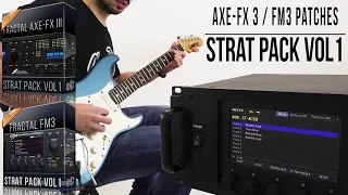 Fractal Audio Axe-Fx III / FM3 Patches | Strat Pack vol1 | Playthrough