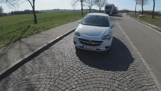 Opel Corsa 1.4 Turbo 100 HP Top Speed On German Autobahn -  No Speed Limit