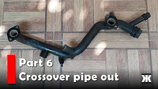 Part 6 - Front Coolant Pipe Removal - Audi A6 3.2 Front Job