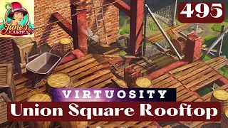 JUNE'S JOURNEY 495 | UNION SQUARE ROOFTOP (Hidden Object Game) *Full Mastered Scene*