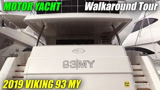 2019 Viking 93 MY Motor Yacht Walkaround Tour - 2020 Fort Lauderdale Boat Show