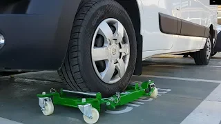 Como hacer carritos para mover transportar autos/ Auto Dolly to Move Car.