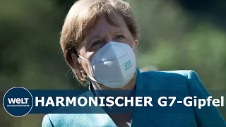 ANGELA MERKEL ZUFRIEDEN: G7-Staaten bei Pandemiebekämpfung und härterer Position zu China einig