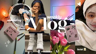 Week in my life | sport, neues piercing, facial, journaling...