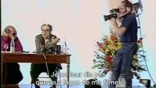 "This is the enemy." Jean-Luc Godard in Cannes 1988