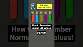 How to Remember Normal Lab Values - Part 2 [Nursing NCLEX Mnemonics]