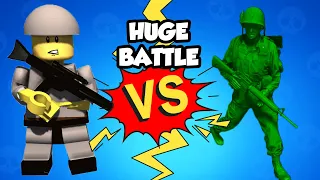 LEGO VS GREEN ARMY MEN TRENCHES ! Army Men Of War Mod | Ep2