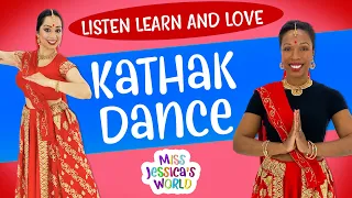 Kathak dance for kids with Svetlana Tulasi | Miss Jessica's World | Listen Learn & Love