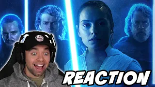 Reacting to Rey vs Palpatine Force Ghosts EDIT This is THE BEST ONE