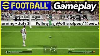 eFootball PES 2022 Full Match Beta Gameplay - Juventus vs Barcelona (PS5)