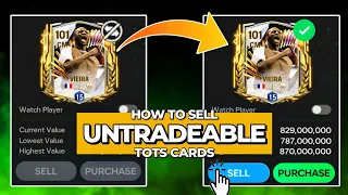 How To Sell Untradeable TOTS Cards To Make Coins Before Ultimate TOTS ?