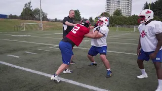 Defensive Line Drills - Part 8: The Bull Rush technique