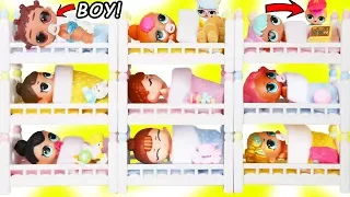 LOL Surprise Doll Fresh Gets New Bunk Beds Lil Brother Punk Boi Boy + Secrets Changing Toy Surprises