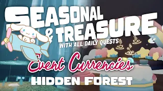 Today’s Season Candles, Treasure Cakes  and Daily Quests | Hidden Forest | SkyCotl | NoobMode