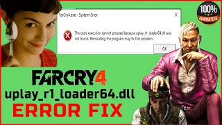 Far cry 4  uplay_r1_loader64.dll  bug fixing setup (with subtitle)