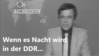 DDR Fernsehen (DDR 1) -  Aktuelle Kamera + Sendeschluß (Fragment) vom 30.10.1982 - Re-Upload