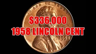 $336,000 LINCOLN PENNY - Discover in Pocket Change?  Rare Doubled Die 1958 Coin Worth a FORTUNE!