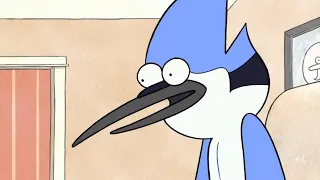 Regular Show but there’s no context and Mordecai is an absolute lunatic