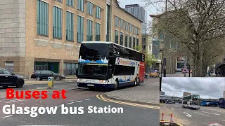 Buses at Glasgow Buchanan bus station