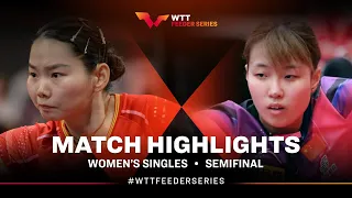 He Zhuojia vs Wu Yangchen | WS-SF | WTT Feeder Panagyurishte 2023