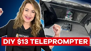 How to Make a DIY YouTube Teleprompter for Your DSLR- Only $13!
