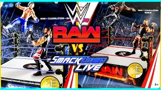 WWE Raw & SmackDown Live Ring Toy Playset DOUBLE Unboxing, Review & Construction!!